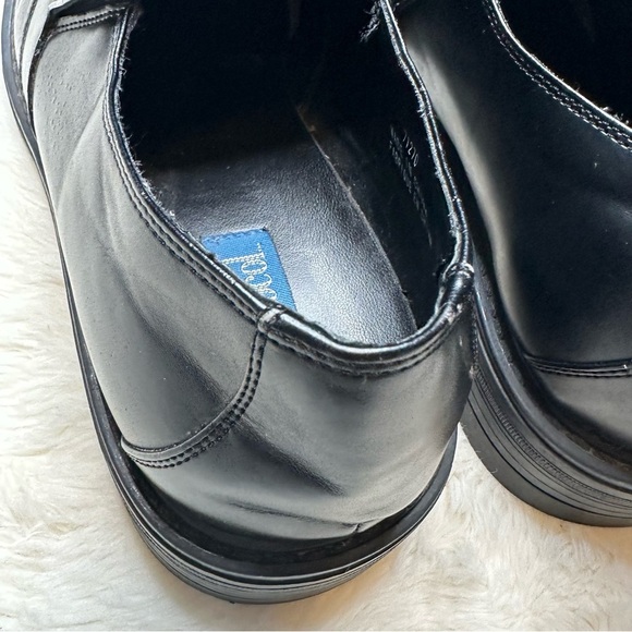 Protocol Slip-On Loafers with Rounded Toe and Durable Sole Black Size 12 - Picture 6 of 16